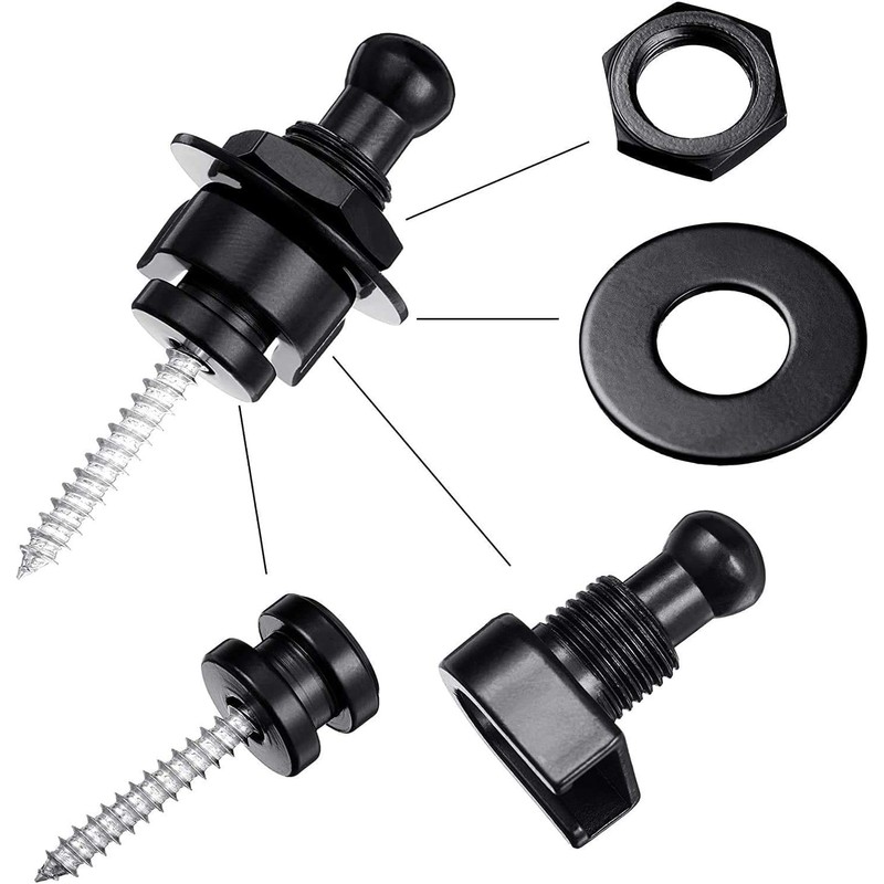 ChasCoCo Guitar Strap Pin Guitar Strap Lock Pin Locking Pin