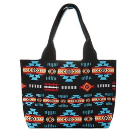 NU TRENDZ Southwest Beach Tote Bag For Women, Aztec Large Aesthetic Shoulder Bags, Applicable To Vacation Shopping