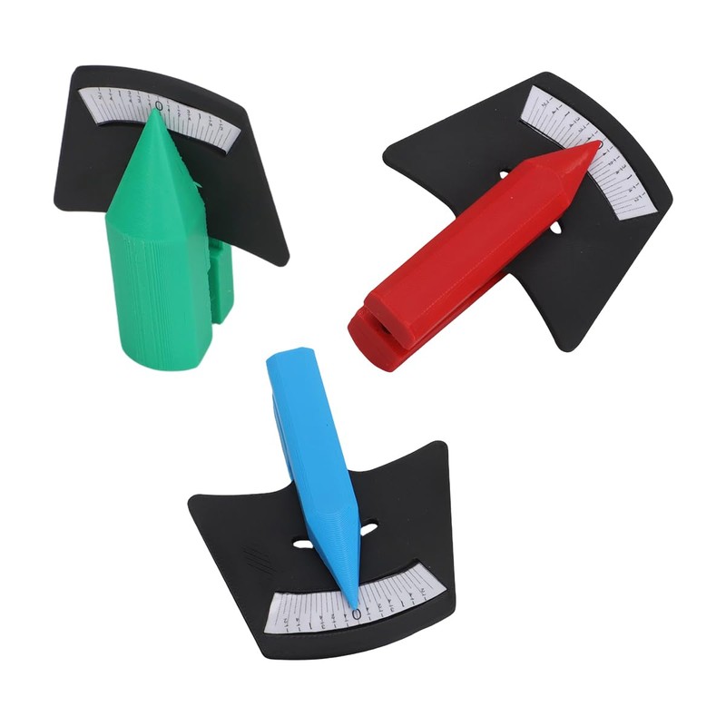 Bowling Ball Pitch Gauge Set for Finger, Thumb & Switch