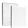2 Pack Vital 100 Purifier Filter Compatible with LEV-OIT Purifier Vital 100-RF Purifier Replacement True HEPA High-Efficiency Activated Carbon