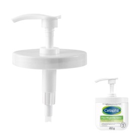 Pump Lid for 453 g Body Moisturiser Pump Dispenser with Wide Opening, Practical Dispenser Pump Replacement for Body Lotion and Hand Cream, Compatible with Body Moisturiser