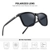 MERRY'S Unisex Polarized Sunglasses for Women Men Classic Retro Designer