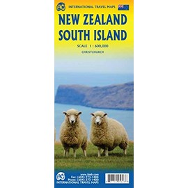 NEW ZEALAND's South Island Travel Reference Map Waterproof