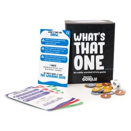 What’s That One: Party Trivia Game | 4-20 Players | Movie, TV, Video Game, Music Clues | Ages 14+ | Family & Adult Party Game | Dynamic Gorilla | 100+ Cards