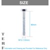 TERF® M12 X 90mm Coach Screws Hex Head Stainless Steel