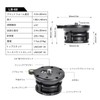SWFOTO LB-68 Leveling Base, Low Center of Gravity, Aluminum Alloy,