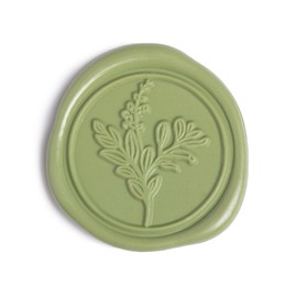 Mulberry & Ivy - Wax Seal Stickers, 25 Pcs Premium Envelope Stickers, Premade Envelope Sealing Stickers, Self Adhesive Wax Seals for Wedding Invitations, Wedding Accessories, Gift Wrapping (Green)