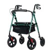 ELENKER All Terrain Rollator Walker for Seniors with 10” Wheels,