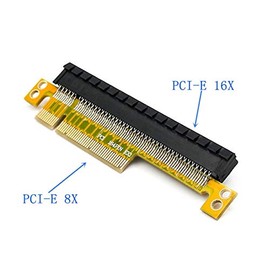 cablecc PCI-E Express 8X to 16x Extender Converter Riser Card Adapter Male to Female Extension Adapter