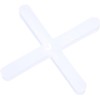 3000pcs Tile Leveling System Spacers Cross Shaped White Plastic Tiling