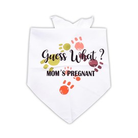 Funny Dog Bandana Pregnancy Announcement Gifts for Friends Family New Mom Gifts Ideas Pet Scarf for Dogs Lovers Gifts for Men Women for Pet Lovers Dogs Outfits for Large Dogs Bandanas
