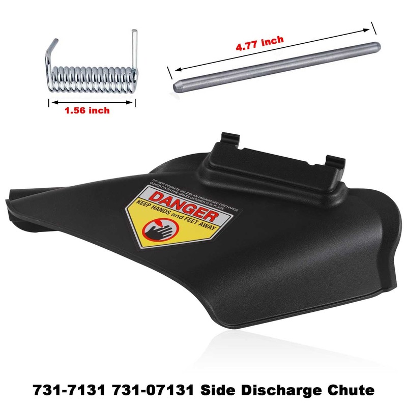 731-07131 Lawn Mower Side Discharge Chute, Compatible with MTD, Cub