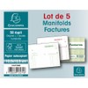 Exacompta - Ref 13274E - Commercial Invoice Form Pad (50