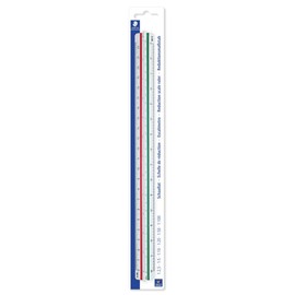 Staedtler Staedtler Mars 561 98-DIN Reduction Scale Ruler Division 1 Piece on Blister Card