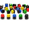 RUNCCI-YUN Mini Momentary Push Button Switch，80 Pcs Tactile Switch Buttons12x12x7.3mm