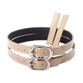 1 Pair Women's High Heels Anti-Loose Non-Slip Shoe Straps, Detachable Shoelace Shoe Accessories Medium Size, Apricot