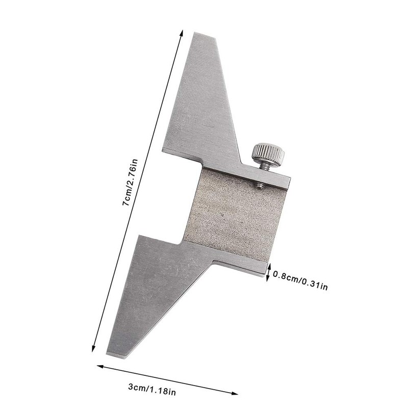 Tomotato Caliper Depth Base, Depth Base T Bar Depth Base