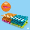 LaundrySpecialist Soft Grip Clothes Pegs - Multicoloured - Pack of