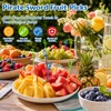 Wowagoga 3.35 Inch Plastic Sword Picks Food Toothpicks Fruit Fork