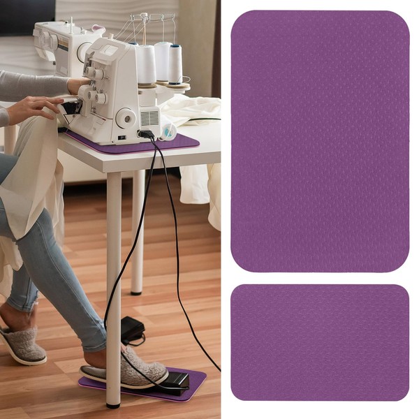 Udefineit 2 Sizes Sewing Machine Muffling Mat & Foot Pedal