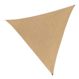 24tarpp Malla Sombra Velaria 2.5x2.5x2.5 - Triangular Beige - Mallasombra para Exteriores - Bastillas Dobles Reforzadas - Protección 90% Rayos UV - Lonasombra - Velaria 2.5x2.5x2.5 Beige