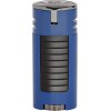 Xikar High Performance HP4 Diamond Quad Flame Cigar Lighter, Blue