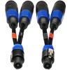 CNCESS CESS-203 Unbalanced 4-Pole Type Speakon Plug Break Out to