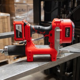 XtremepowerUS 20V Max Cordless Grease Gun 47" Automatic Lithium Ion Professional High Pressure, 10,000 PSI