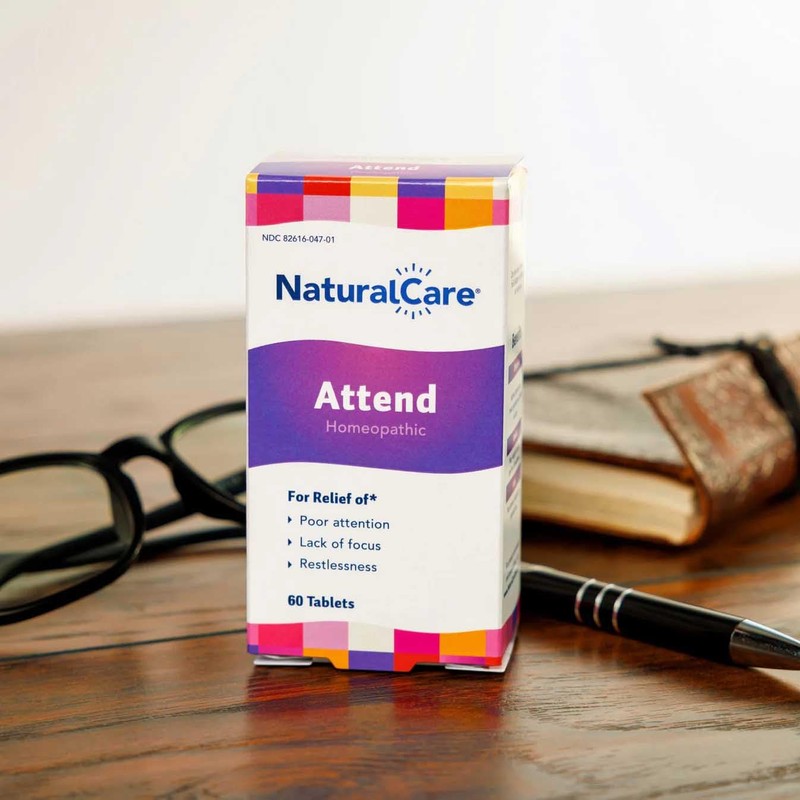 NaturalCare Attend Tablets, 60ct - May Help Improve Focus &