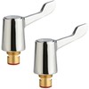 Hiatt Hardware Replacement Chrome Faucet Handles - Pack of 2