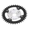38T 104 BCD Electric Bike Chainring and Adapter Aluminum Alloy