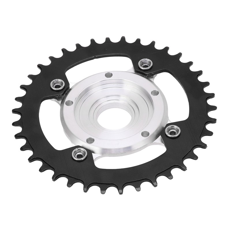 38T 104 BCD Electric Bike Chainring and Adapter Aluminum Alloy