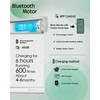 Motorized Blinds App Control, Jacquard White, 32" W x 72"