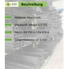 Aluminium Round Tube 25 x 2 mm EN 573/755 L