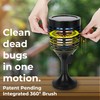 Techko Solar Zapper Torch with 360º Easy-Clean Brush - Outdoor