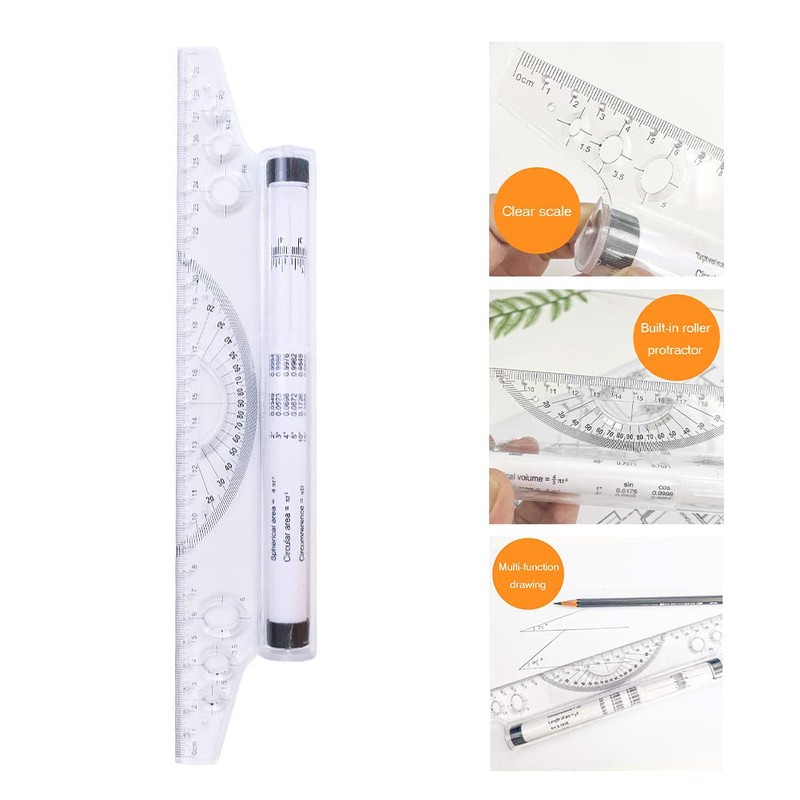 Parallel Ruler Drawing, Parallel Rolling Ruler, Parallel Ruler, Parallel Ruler,