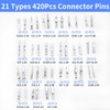 820Pcs Electrical Pin Connectors Kit, 420Pcs Car Wire Terminal Connector