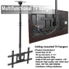 Ceiling TV Mount Bracket, Fits 32"-65" Flat Screen TVs, Adjustable