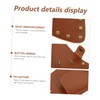 Yardwe Portable Light Brown Pu Leather Axe Cover, Hatchet Protective