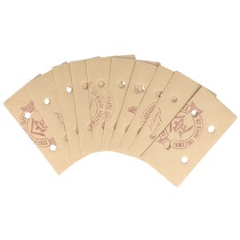 Kyocera WA #80 6613685 Old Ryobi Woodworking Paper Sander S-555M S-5000, Set of 10, 3.0 x 5.5 inches (75 x 140 mm), Perforated