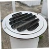WOONEKY Exhaust Fan Cover Stainless Steel Rain Hat Round Air