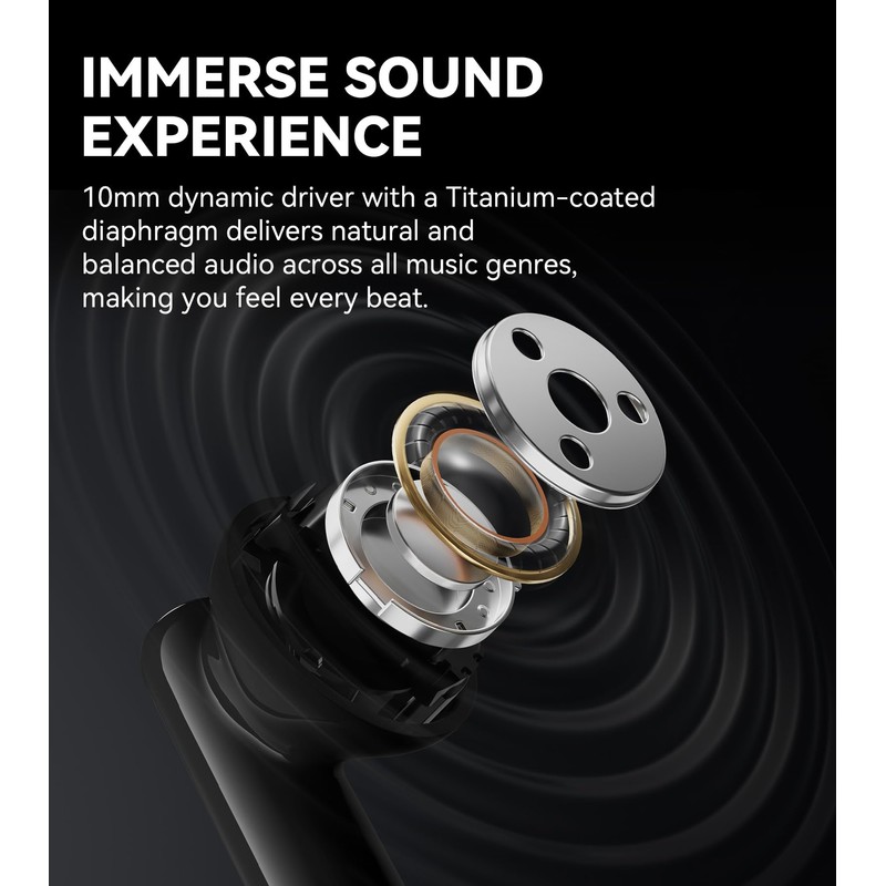 Edifier X5 Pro Active Noise Cancelling Earbuds with AI-Enhanced Calls,