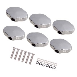 6pcs Zinc Alloy Guitar Tuning Peg Knobs Keys Tuners Machine Heads Knobs with Screw Kit for Acoustic Electric Folk Guitars BBZY