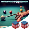 CATOR Set of 6 professional billiard chalks, billiard accessories, chalk,