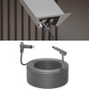 Rectangular Satellite Replacement Cable Waterproof Satellite Extension Cable Grey with