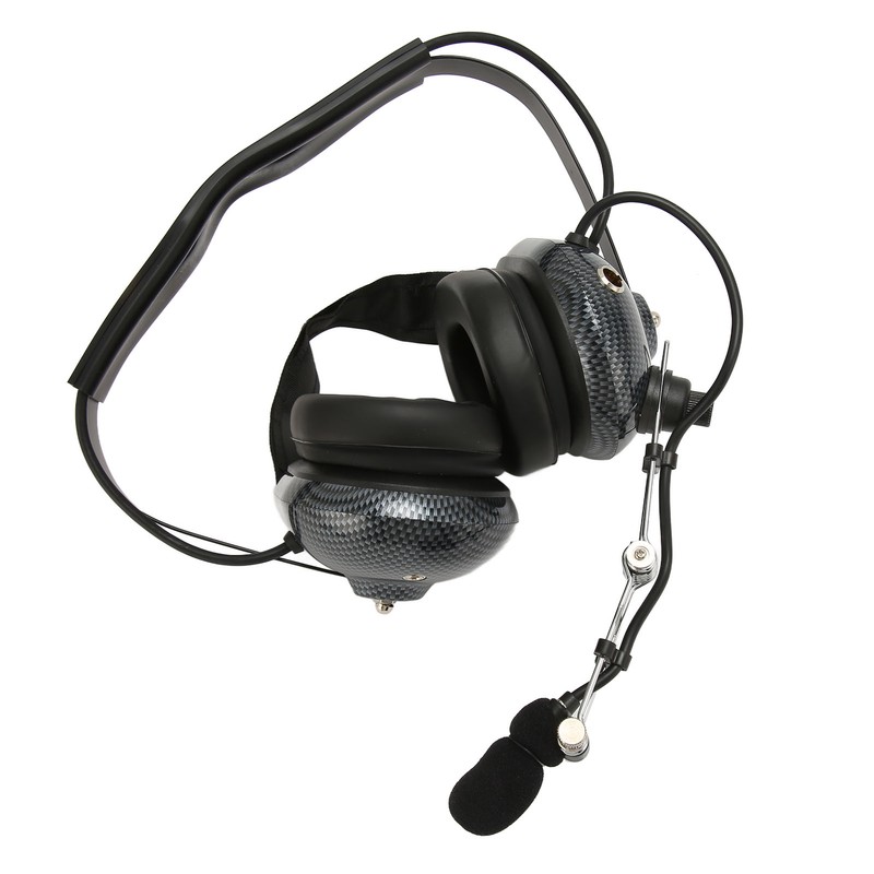Aviation Headset Professional 5 Pin Connector K Head Noise Reduction