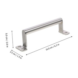 Operitacx Yuantong-Griff handhaben Griffe Kleiderschrank Kommode Schrank ziehen kitchen handles schranktürgriff Schubladenknöpfe aus Edelstahl Schrankbeschläge Rostfreier Stahl Silver