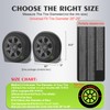 RV Tire Covers Sets of 2,Wheel Tire Covers for Trailers