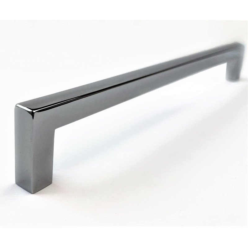 French Furniture Fittings Polished Chrome Kitchen Cabinet D Pull Handles