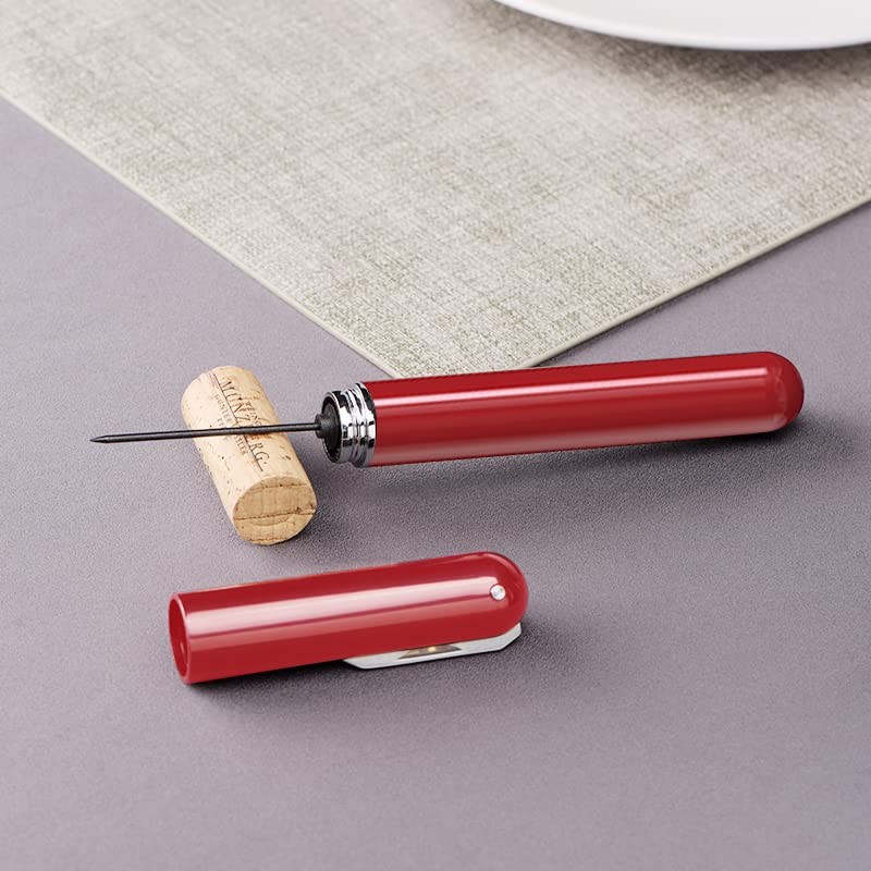 Wine Bottle Opener，IPEROT Air Pressure Wine Corkscrew With Cutting Wine
